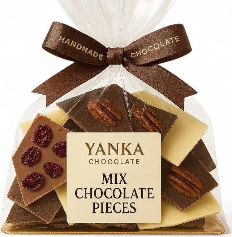 שברי שוקולד בלגי בעבודת יד